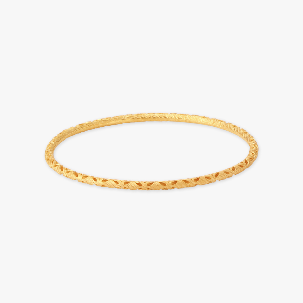 Feather Filigree Bangle