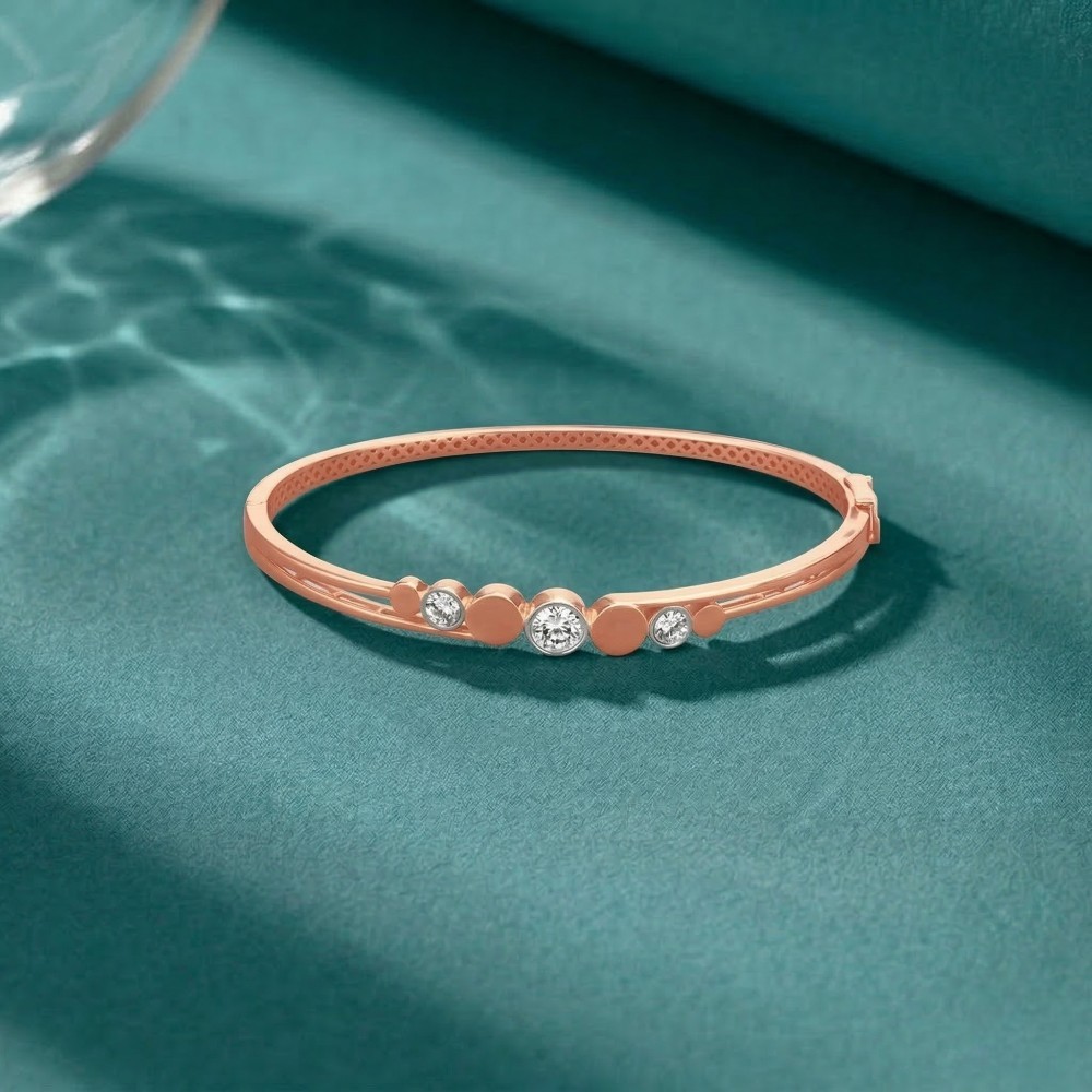 Confetti Chic Gold Bangle
