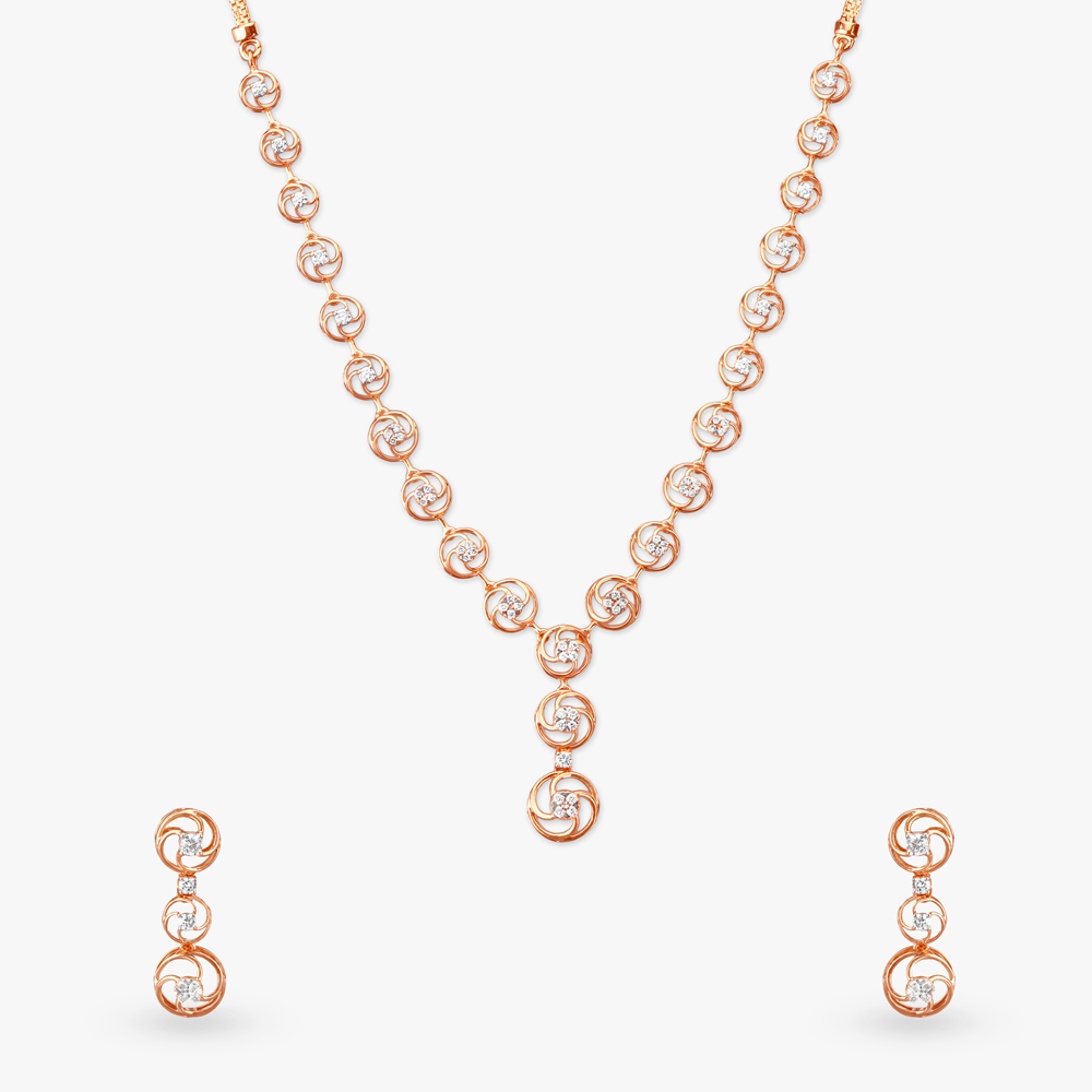 Infinite Grace Diamond Necklace Set