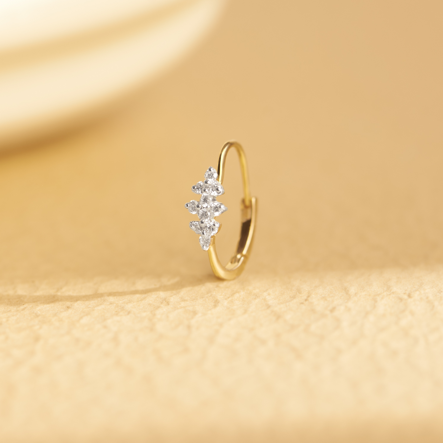 Mesmerising Sparkle Diamond Nose Pin