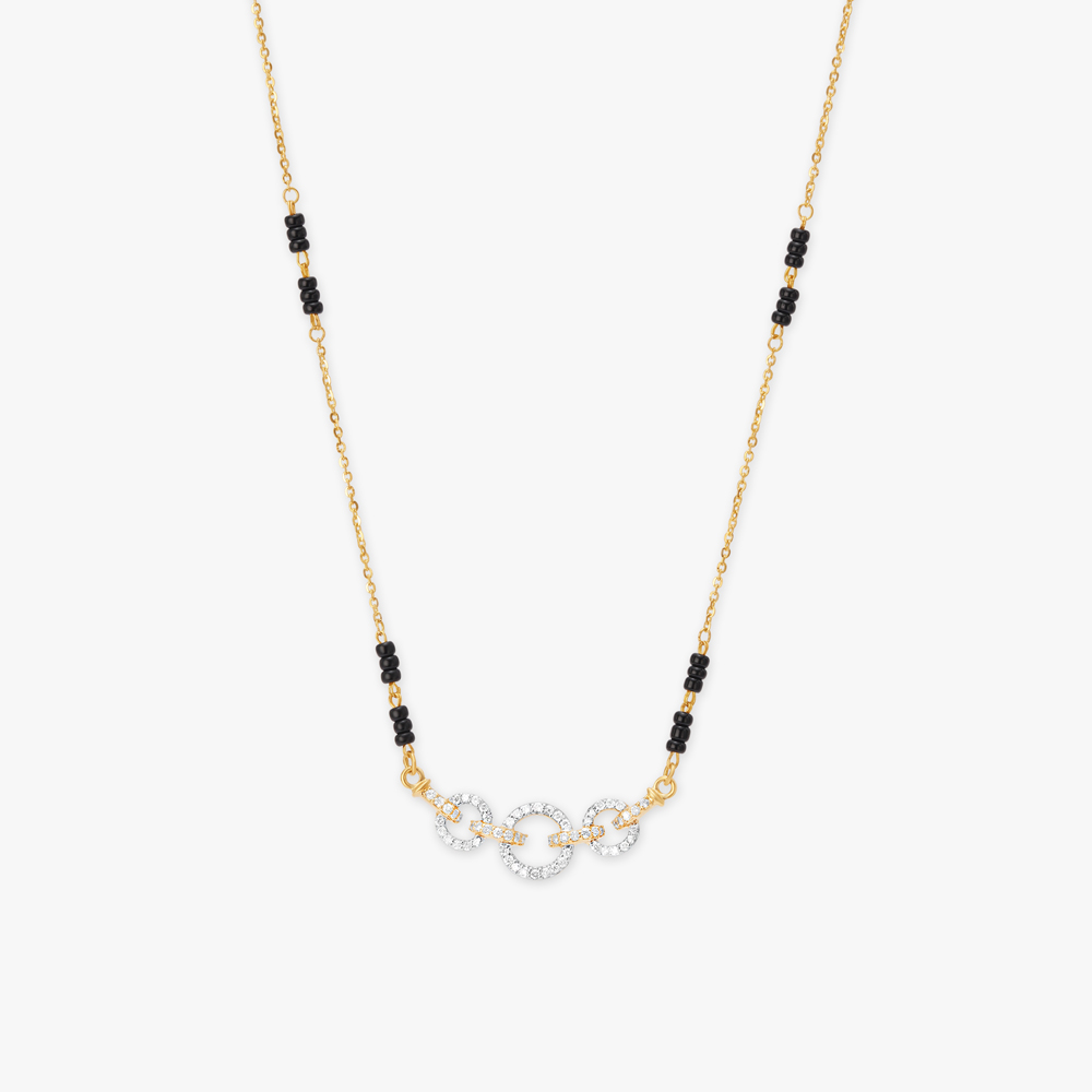 Linked Elegance Diamond Mangalsutra