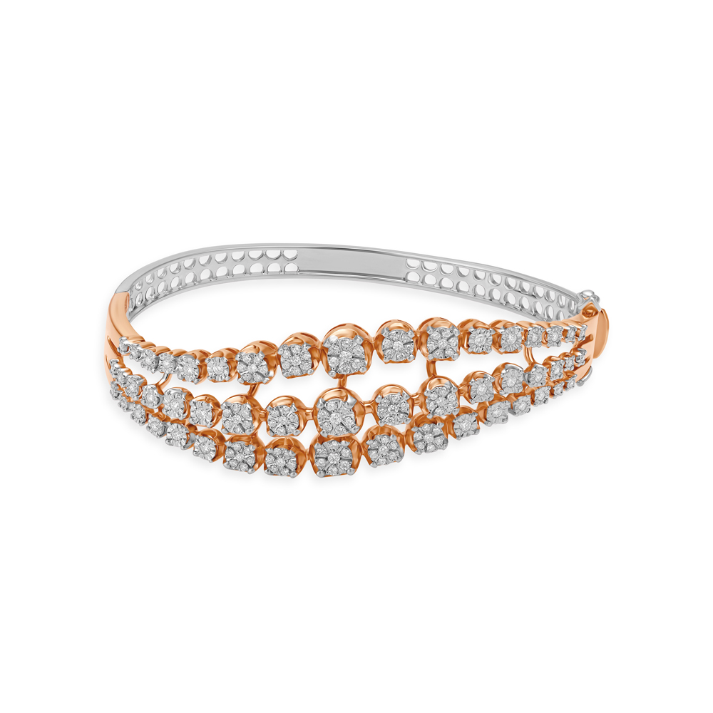 Triple Diamond Bangle