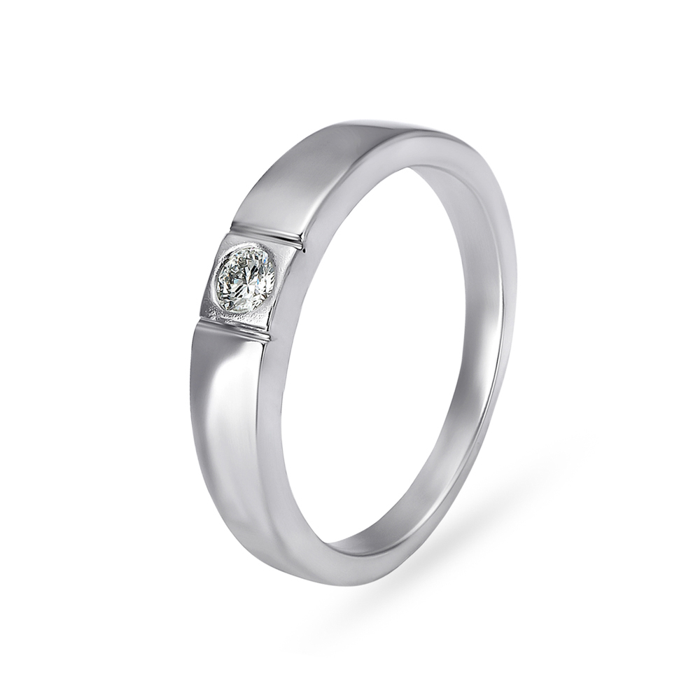 Choice 950 Pure Platinum And Diamond Finger Ring