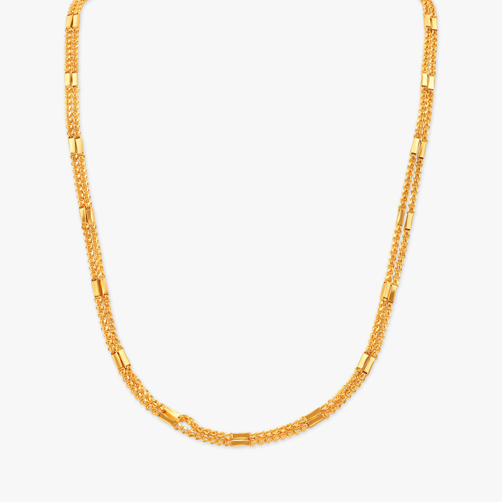 Classic Charm Double Strand Link Chain