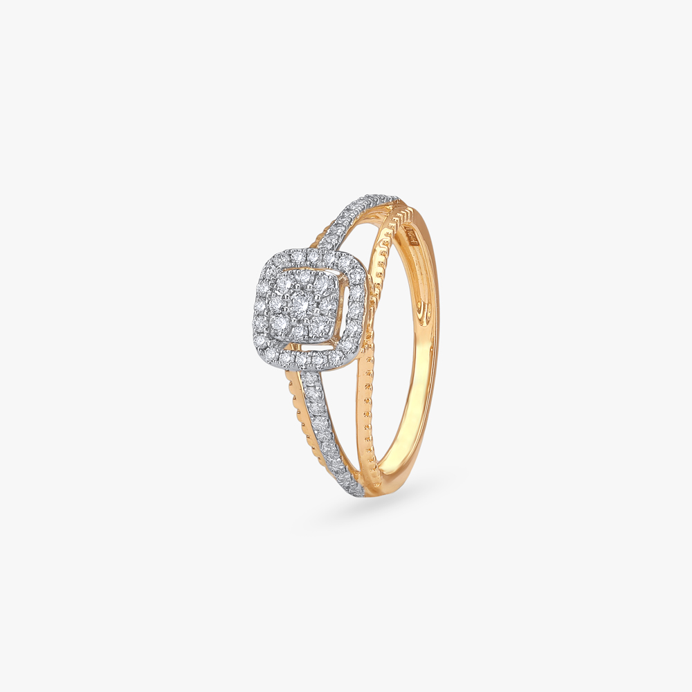 Cushion Halo Diamond Ring