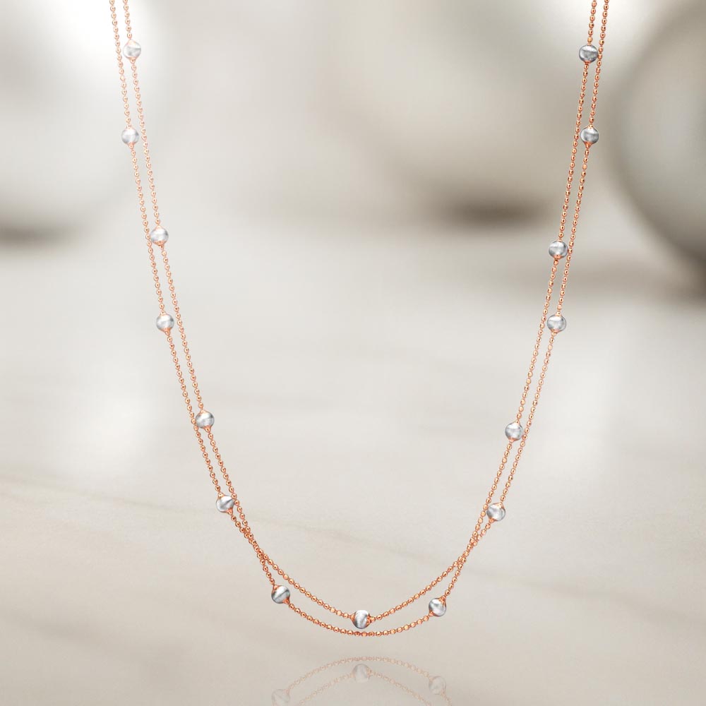 Beaded Luxe Gold Chain