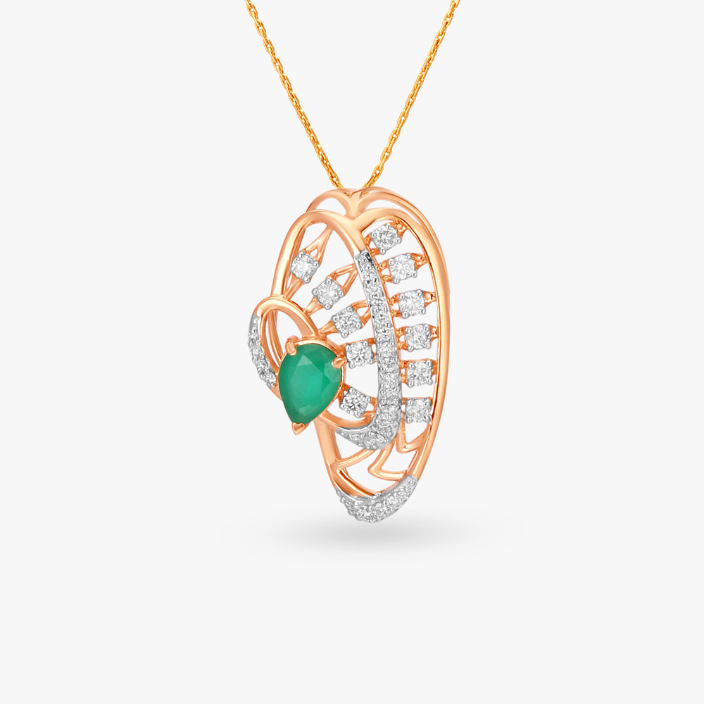 Sparkling Diamond Pendant