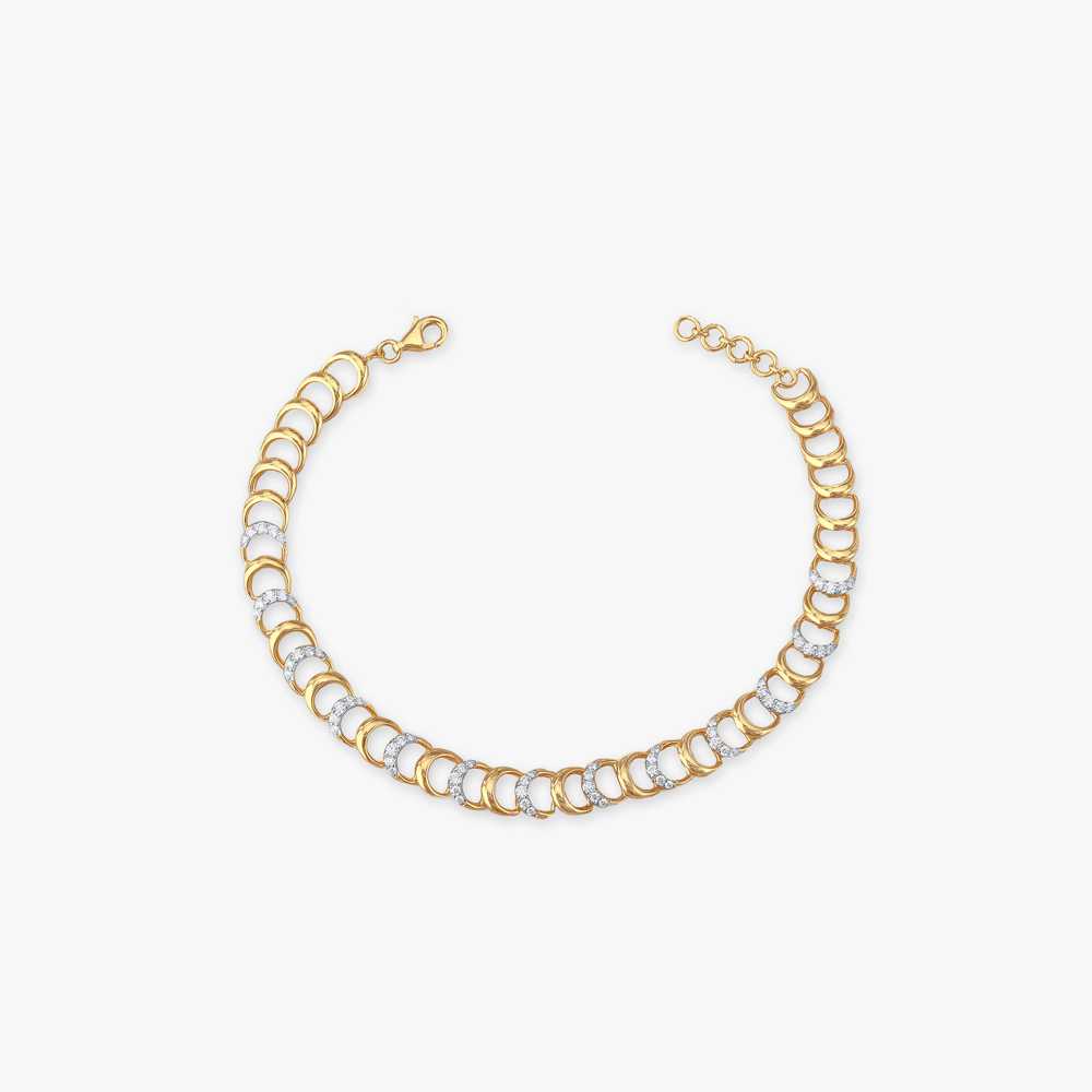 Loop Gleam Diamond Bracelet