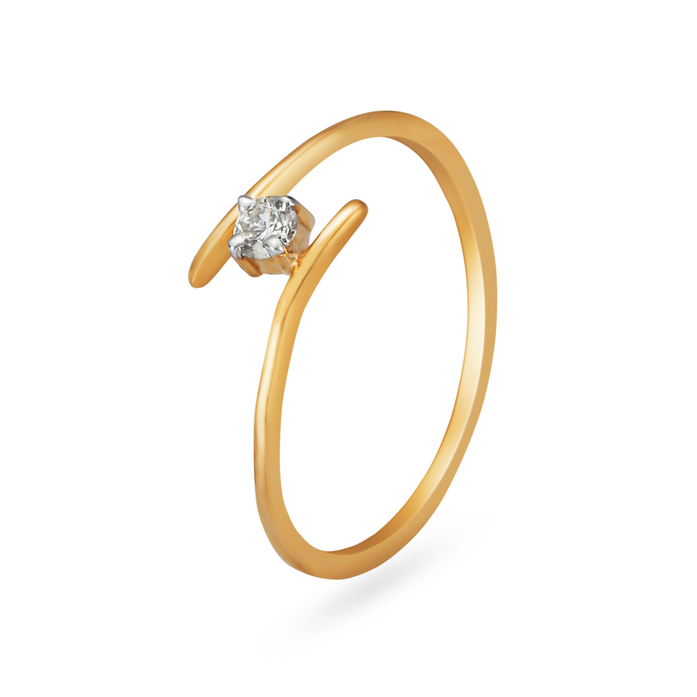Contemporary Diamond Ring