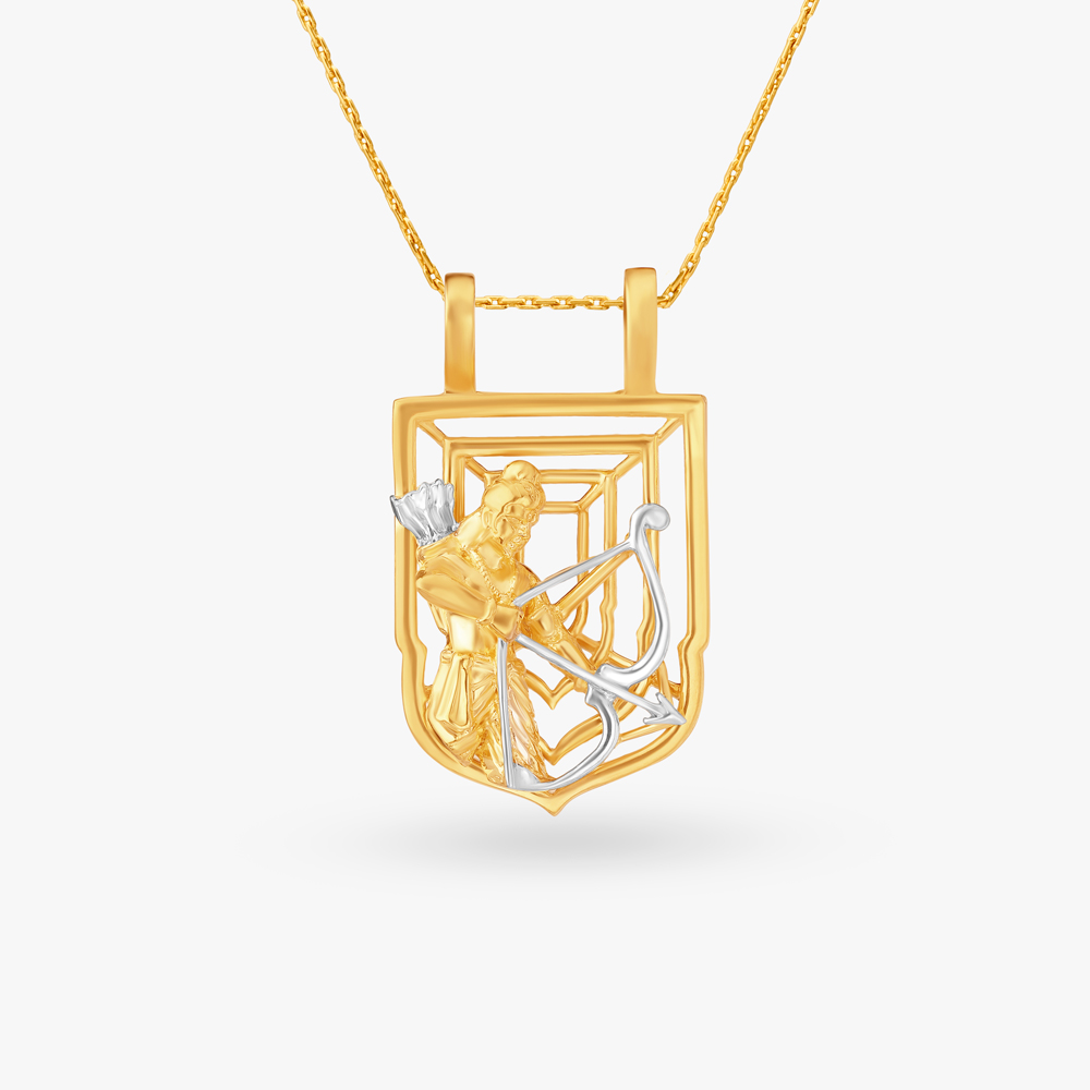 Shri Ram Bow And Arrow Pendant