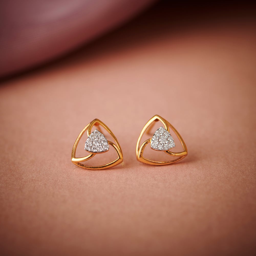 Modish Triangles Diamond Stud Earrings 1 50D2PTSVQAAA09 1