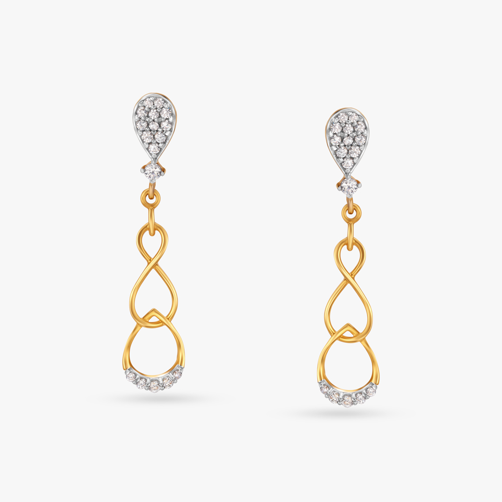Understated Glam Drop Earrings