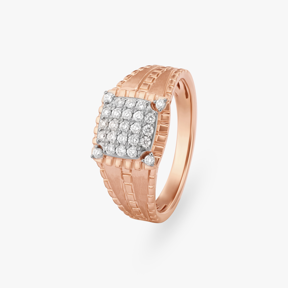 Bold Shimmers Finger Ring For Men