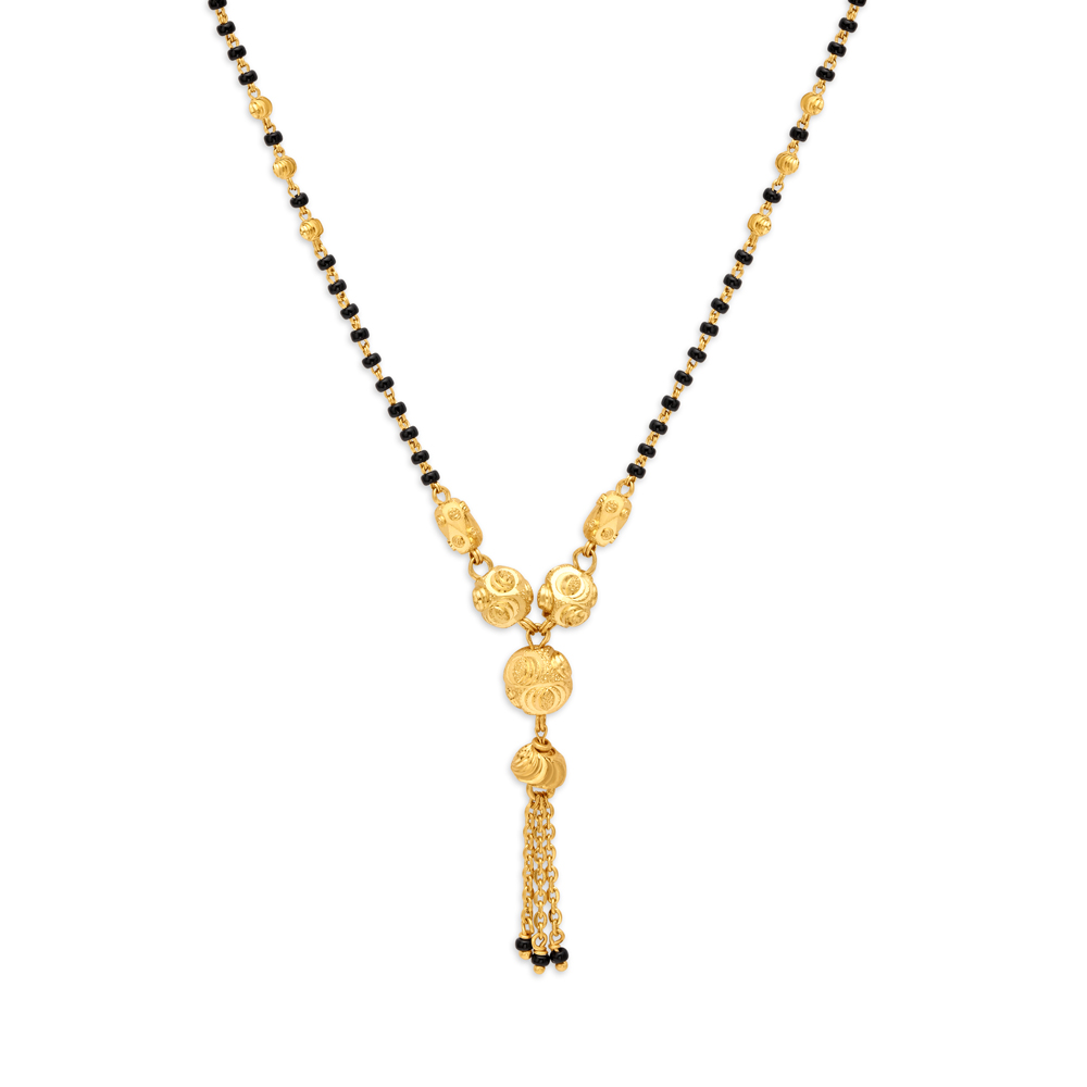 Flawless Bead and Tassel Mangalsutra