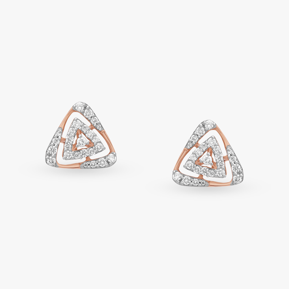 Sparkling Energy Diamond Stud Earrings
