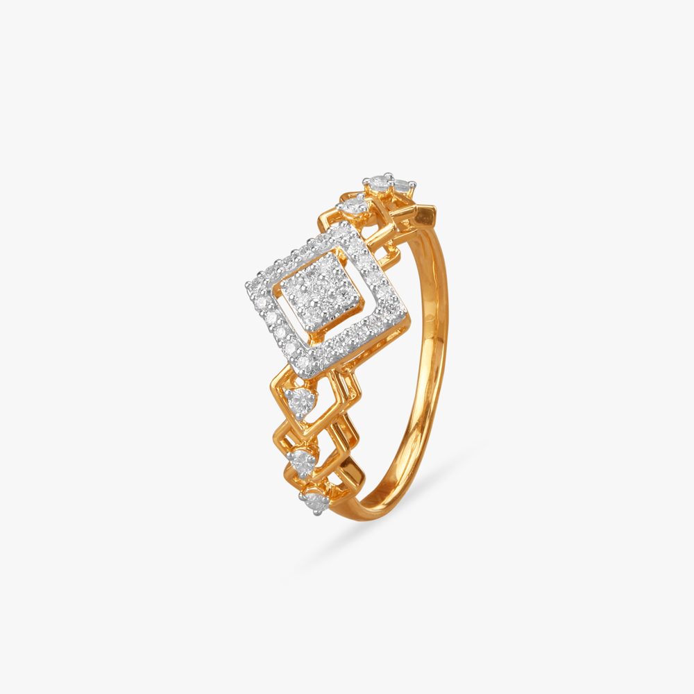 Engagement Sparkle Diamond Finger Ring
