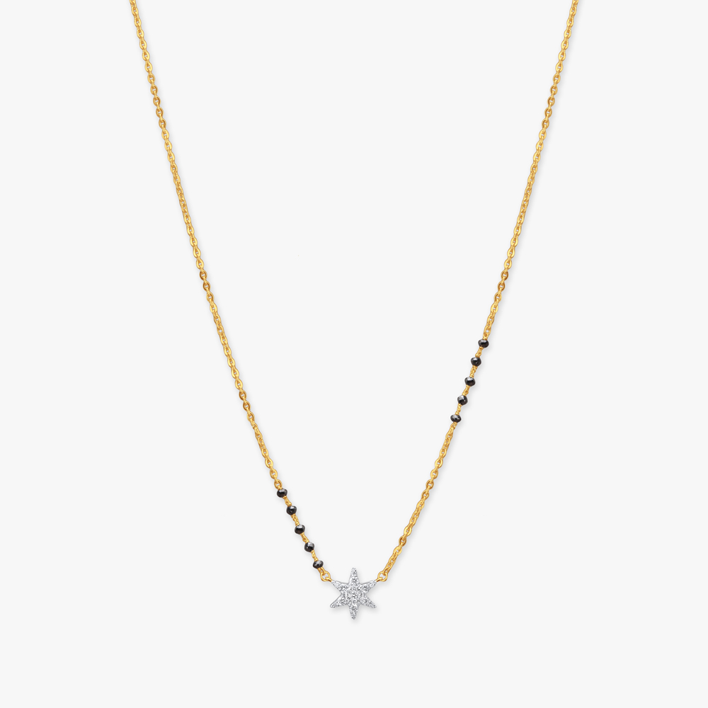 

Sparkling Star Diamond Mangalsutra