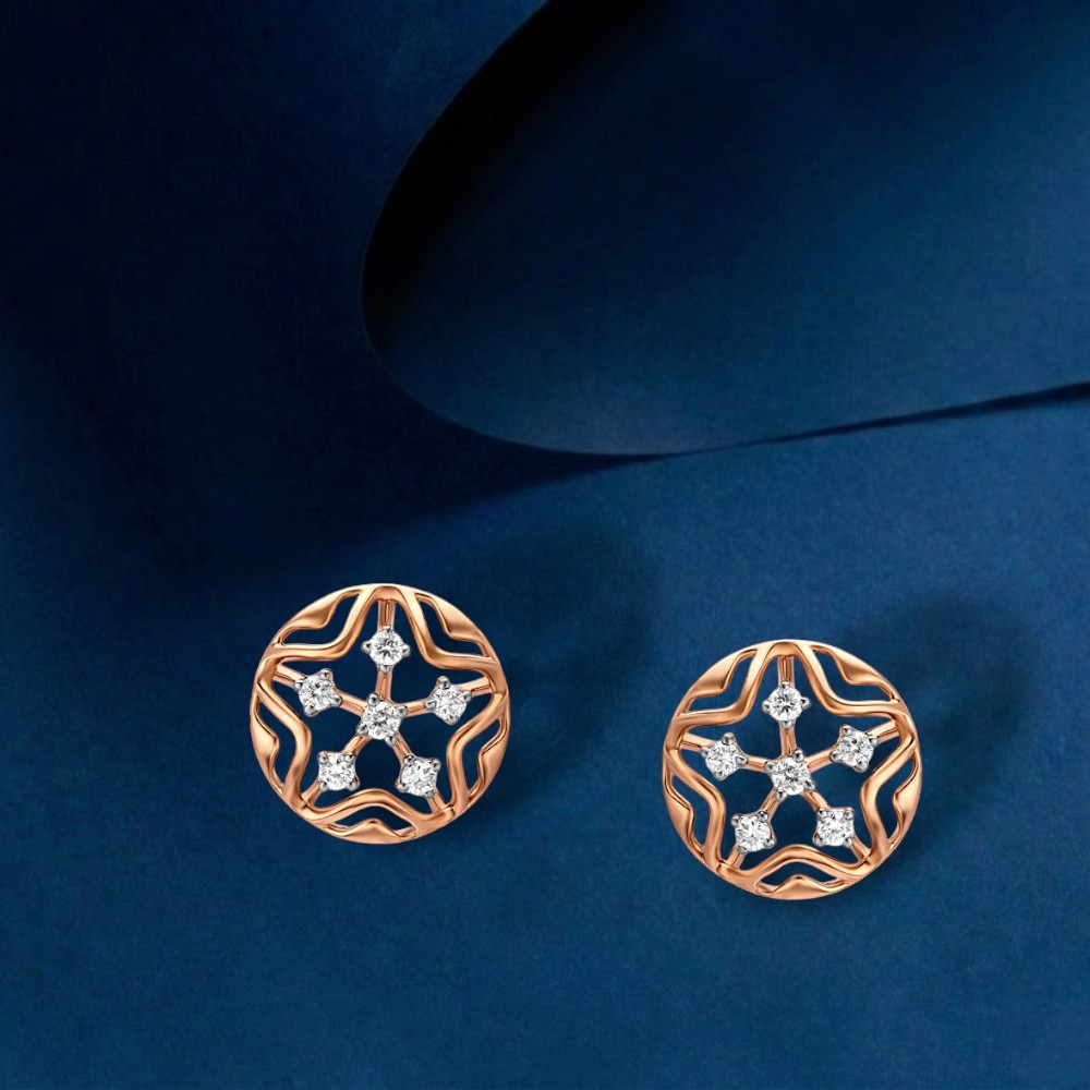 Everyday Charm Diamond Stud Earrings