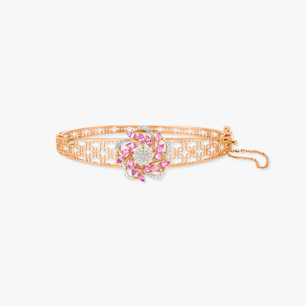 Enchanted Openwork Diamond Bangle