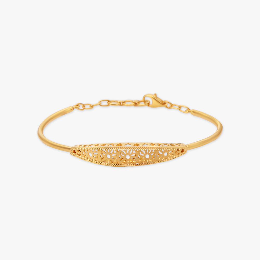Intricate Gold Bangle
