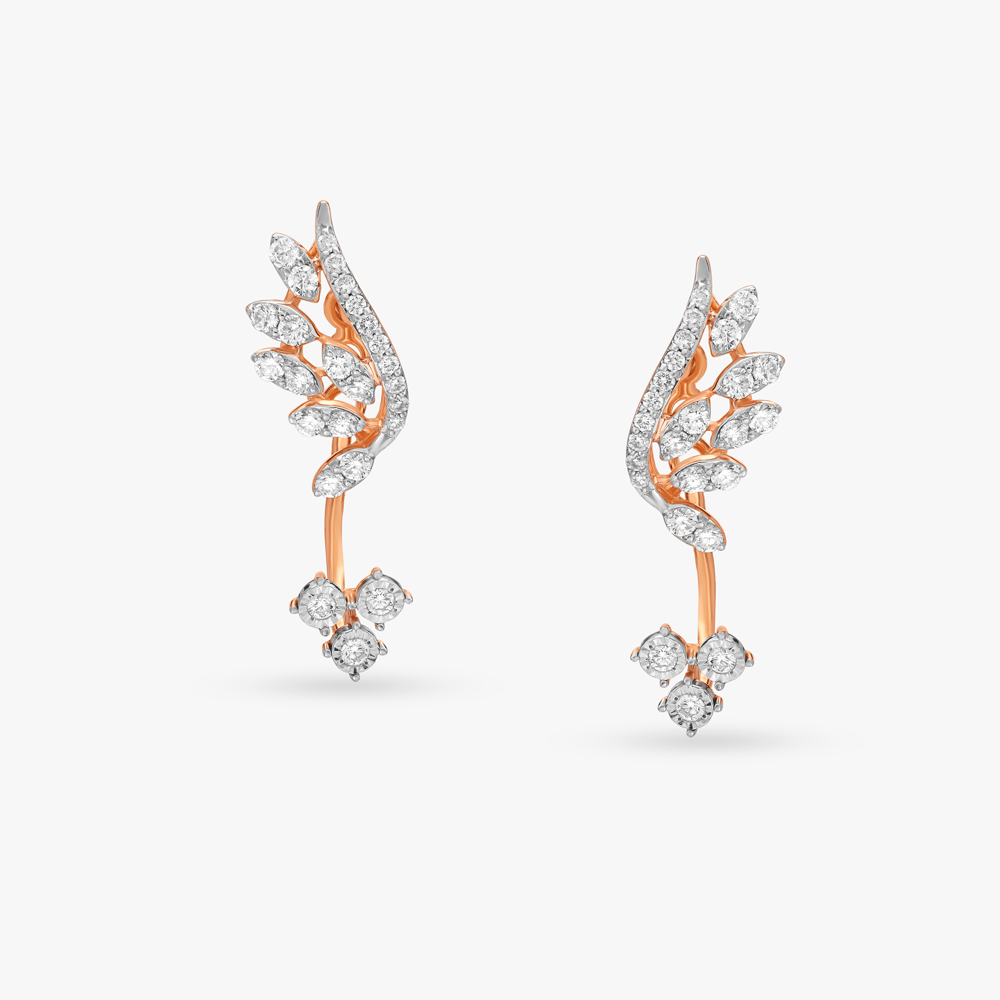 Contemporary Sophistication Diamond Stud Earrings