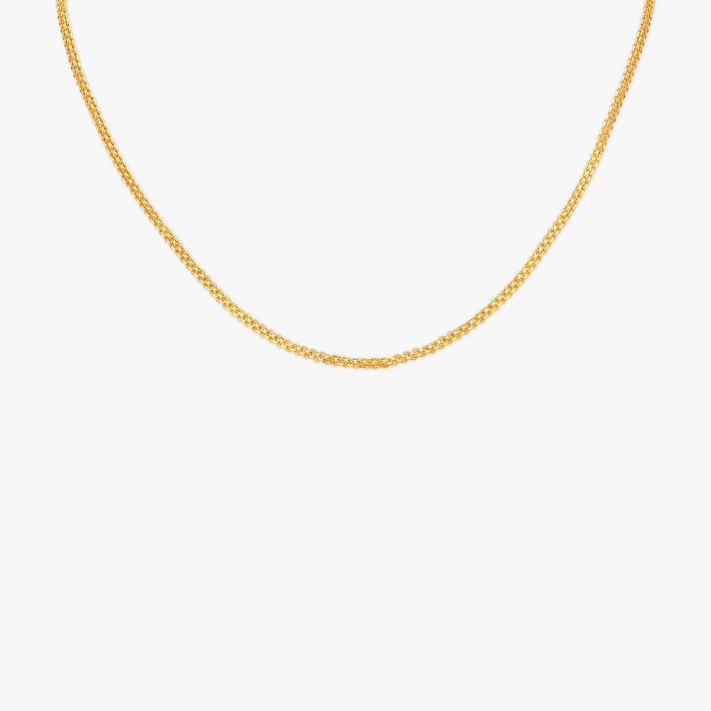 Timelessly Subtle Gold Chain