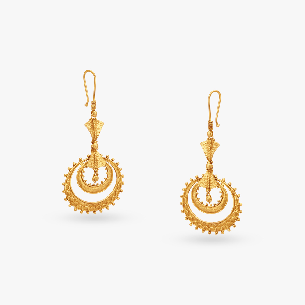 

Chandbalis Gold Hoop Earrings
