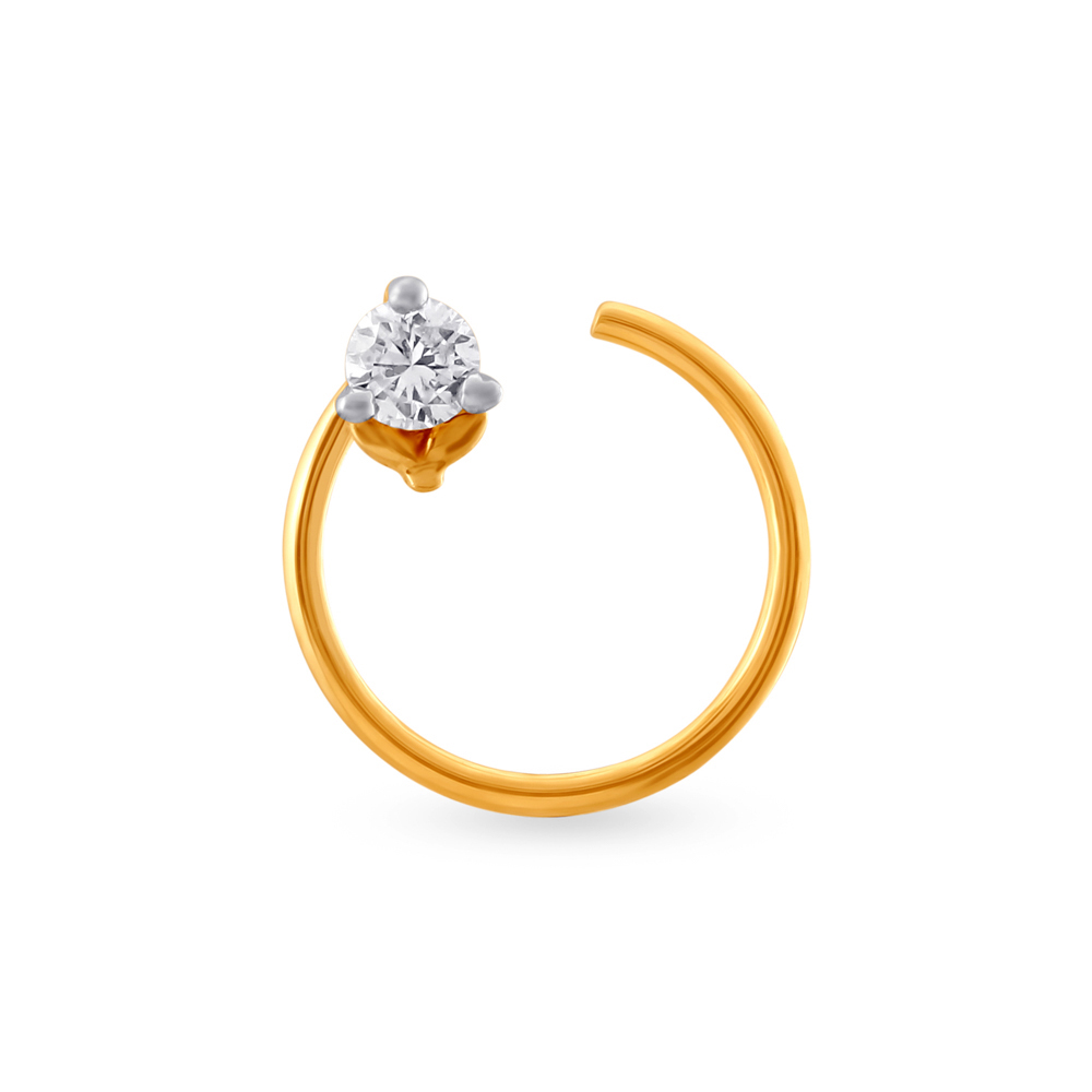 Captivating Diamond Nose Pin