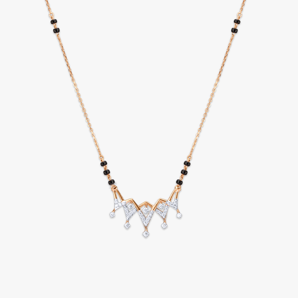 Chic Fusion Diamond Mangalsutra