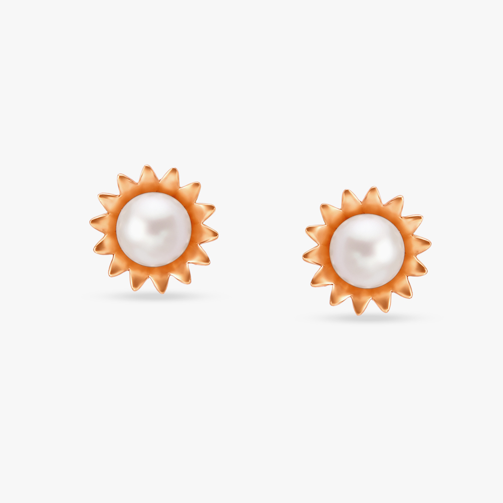 Flair Pearl Stud Earrings