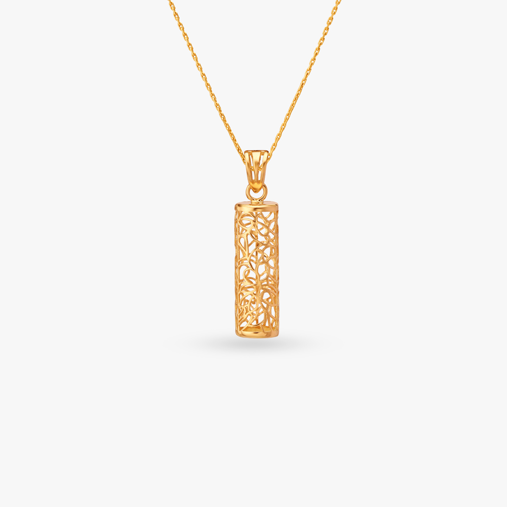 Delicate Gold Pendant