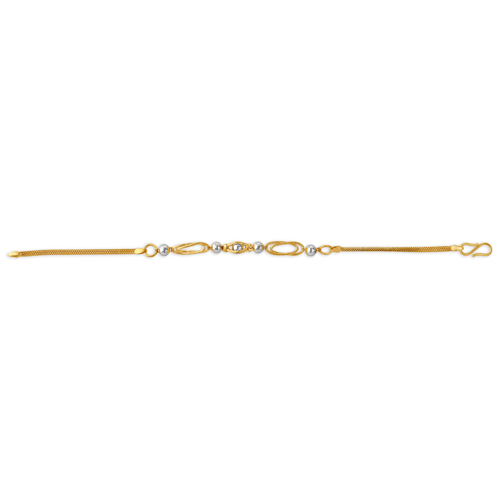 

Scintillating Yellow Gold Beaded Bracelet