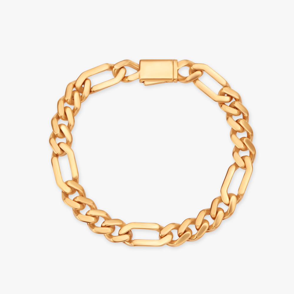 Bold Men's Gold Bracelet