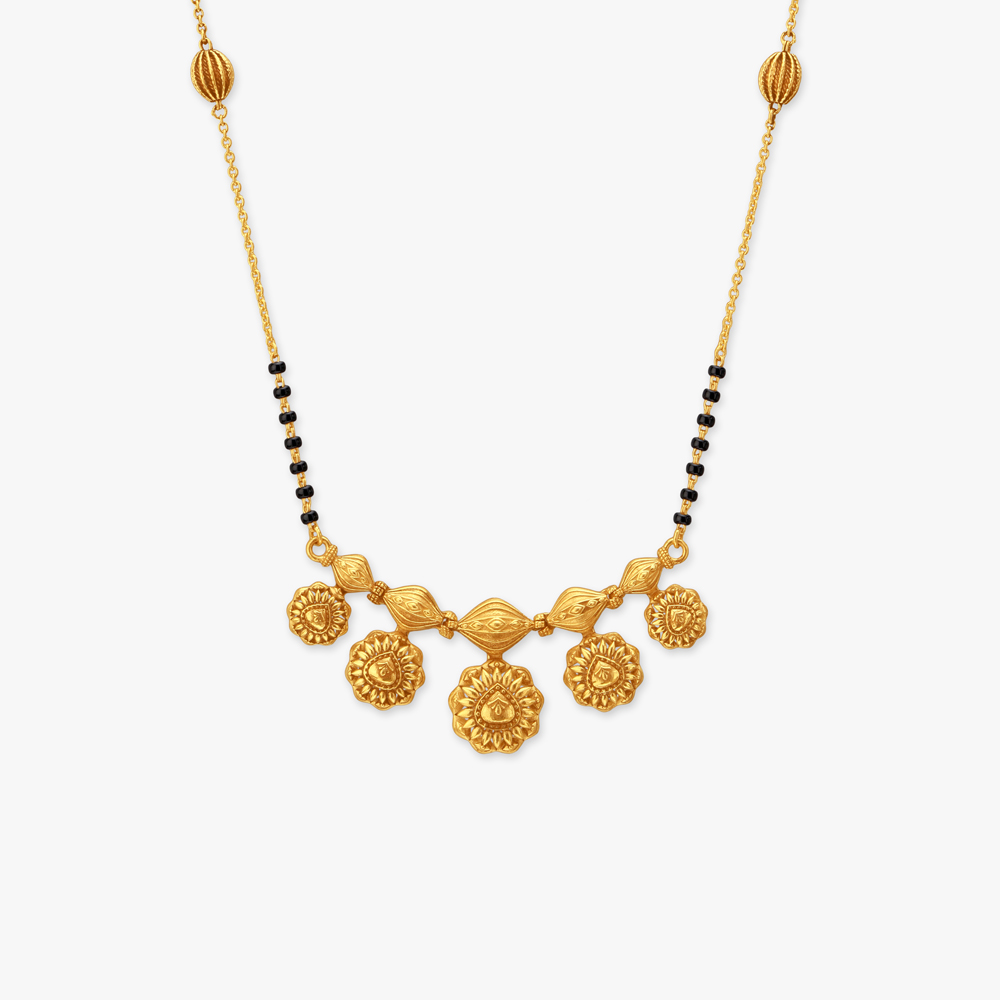 

Floral Glory Gold Mangalsutra