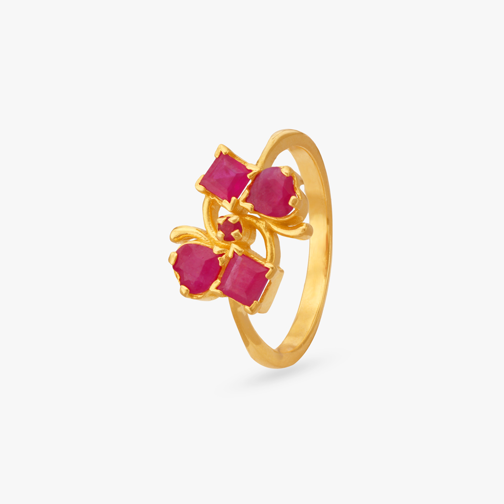 Floral Twist Ring