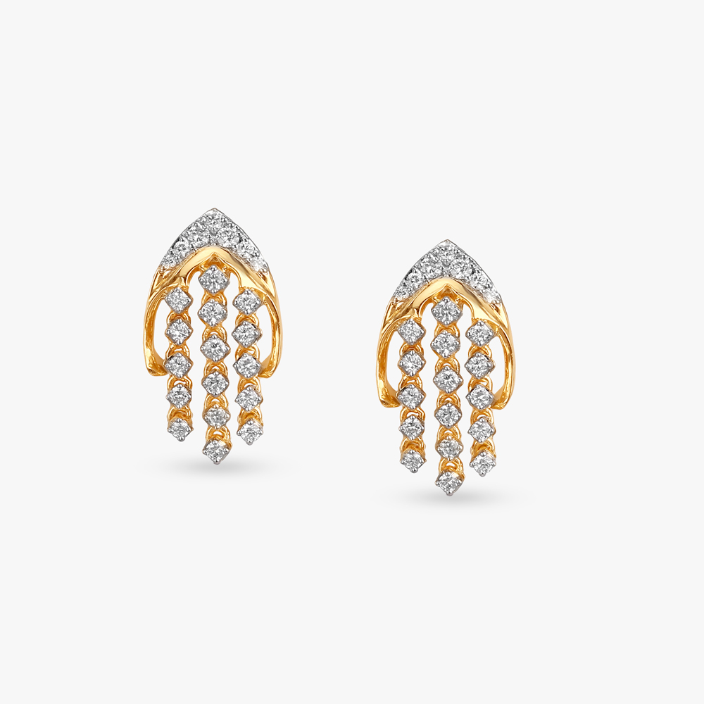 Fringe Royale Diamond Drop Earrings