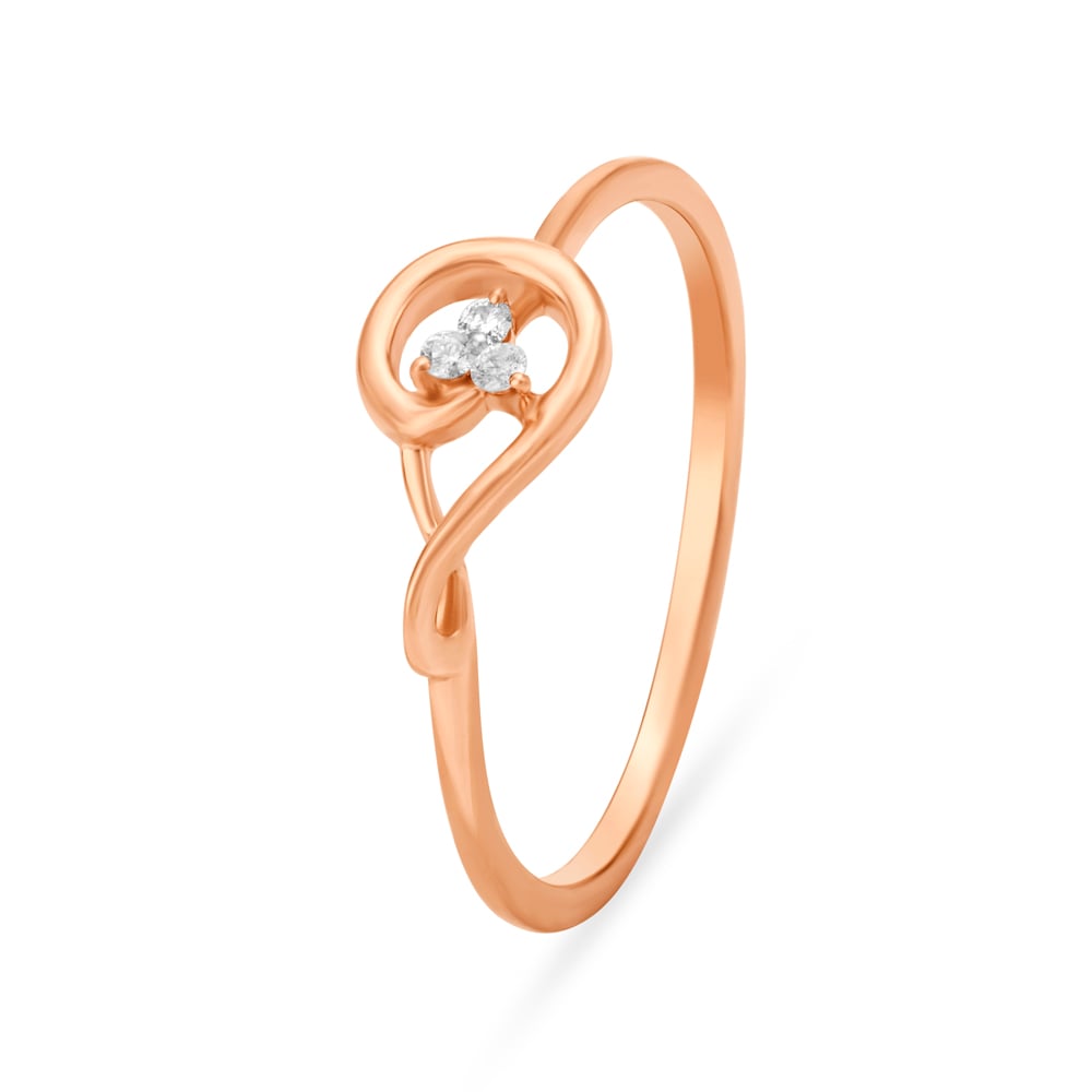 

Timeless Trillium Diamond Finger Ring