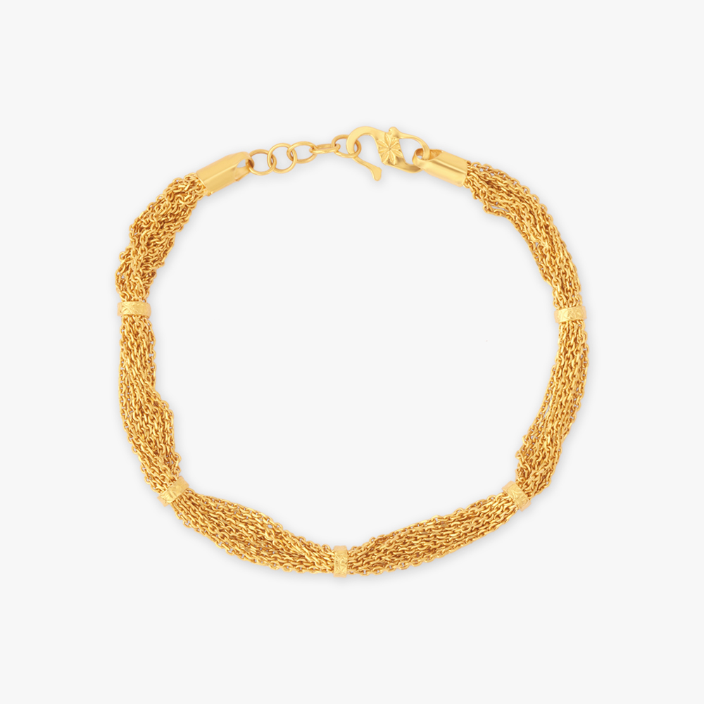 Golden Luxe Layered Bracelet