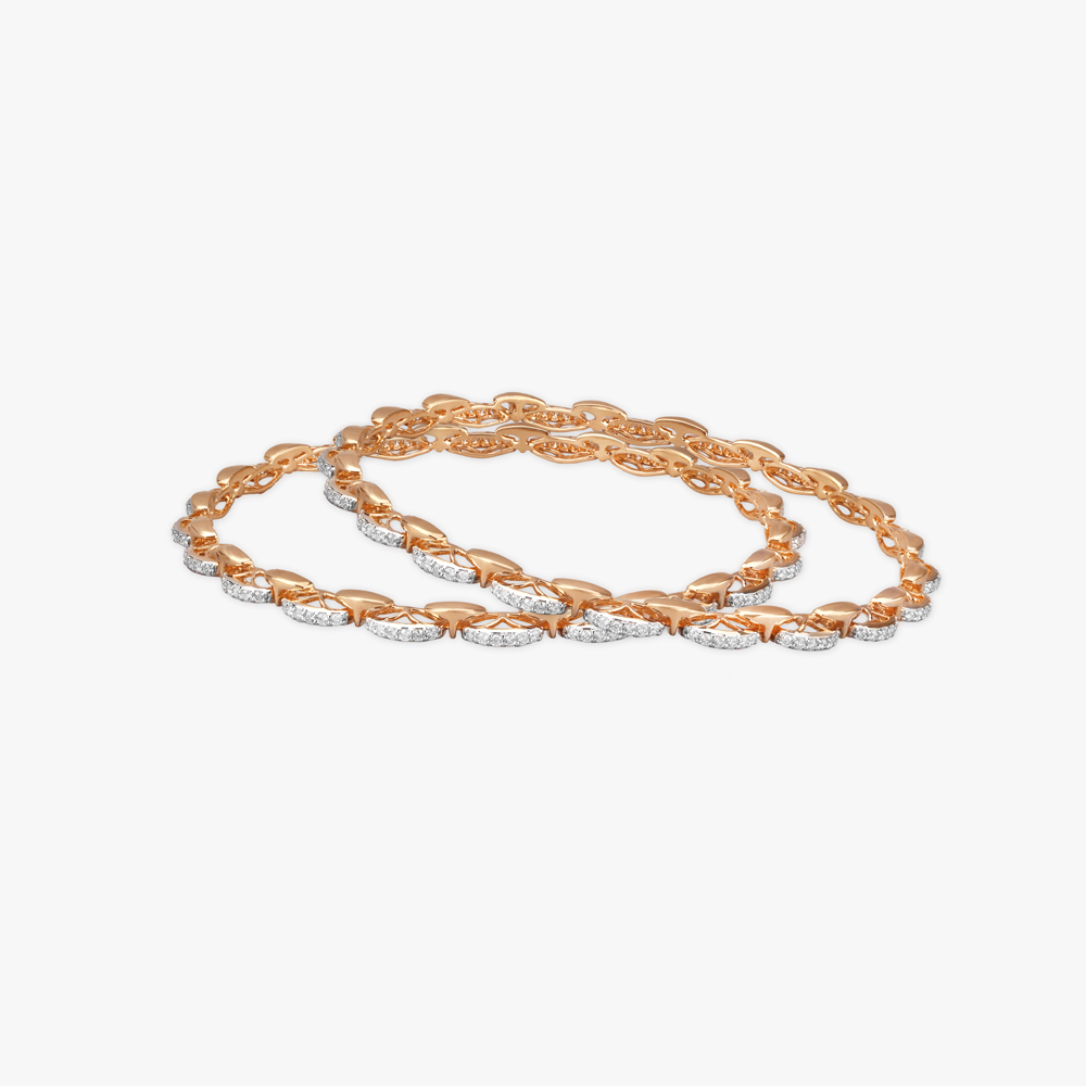 Timeless Radiance Diamond Bangles