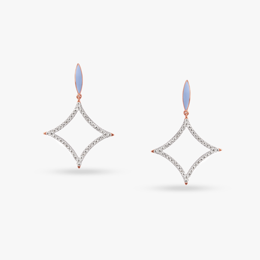 Lavish Diamond Drop Earrings