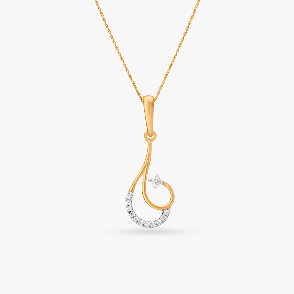 Minimalistic Design Diamond Pendant