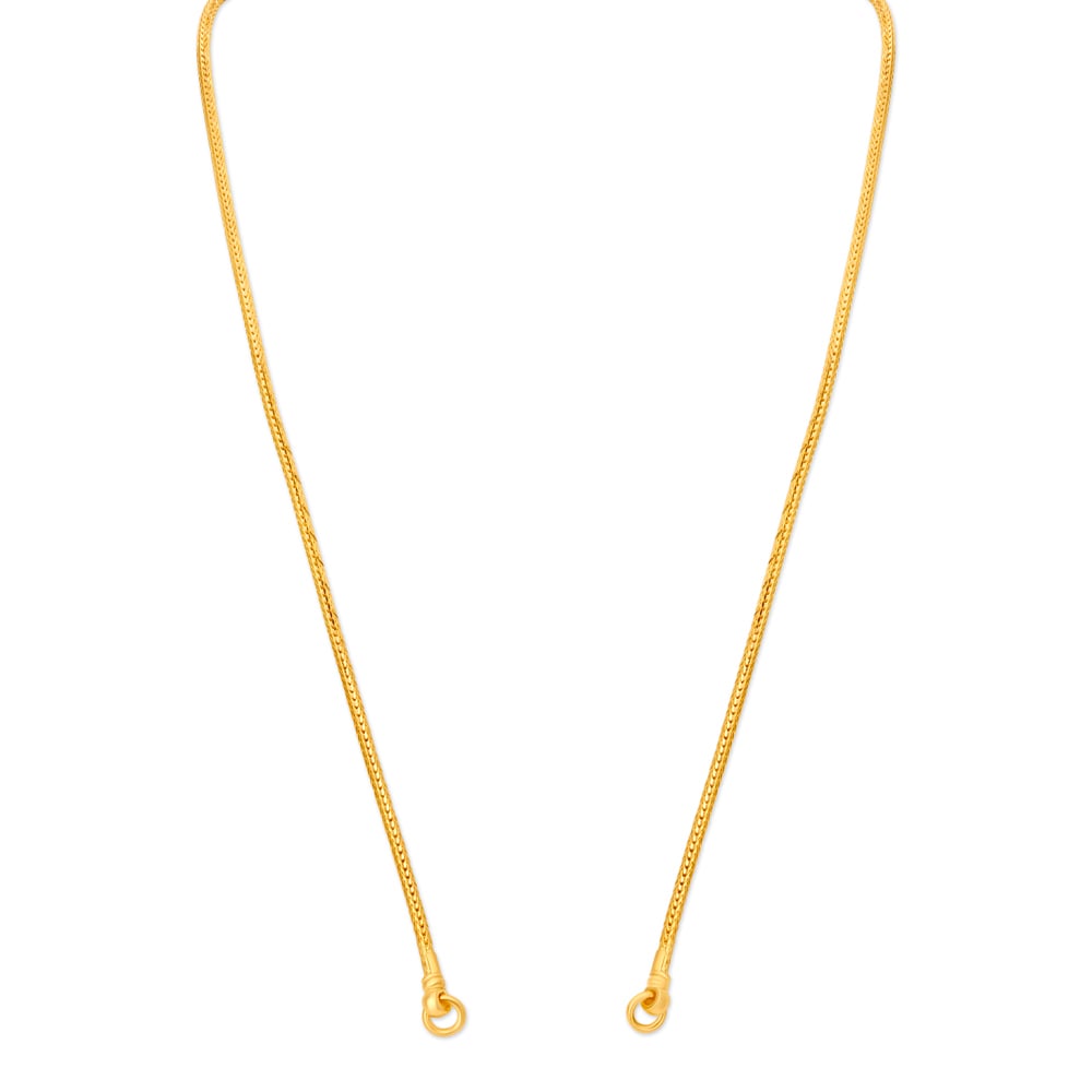 

Simple Yellow Gold Zigzag Chain