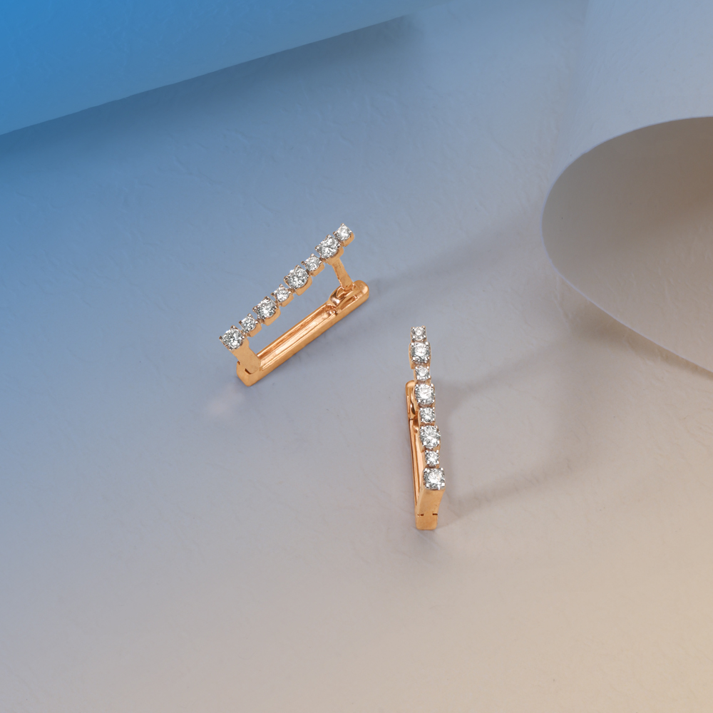 A Fine Edge Hoop Earrings