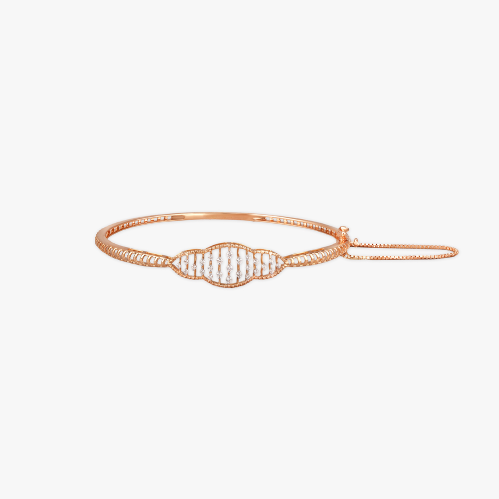 Sophisticated Shimmer Diamond Bangle