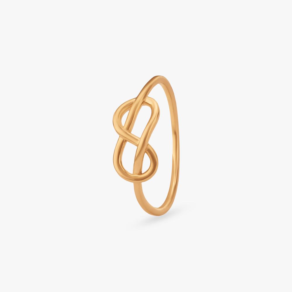 Infinity Embrace Gold Ring