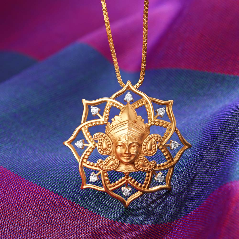 Beautiful Goddess Durga Pendant