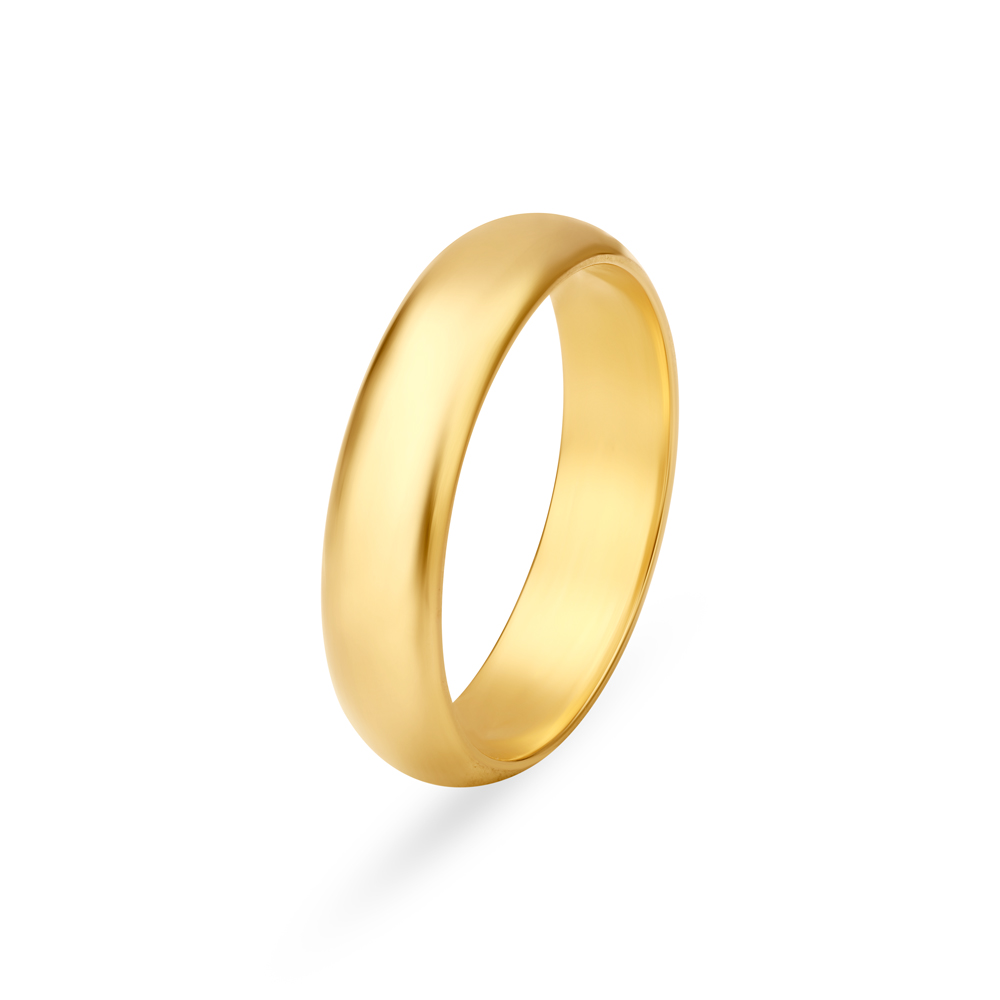 Minimalistic Elegant Gold Ring