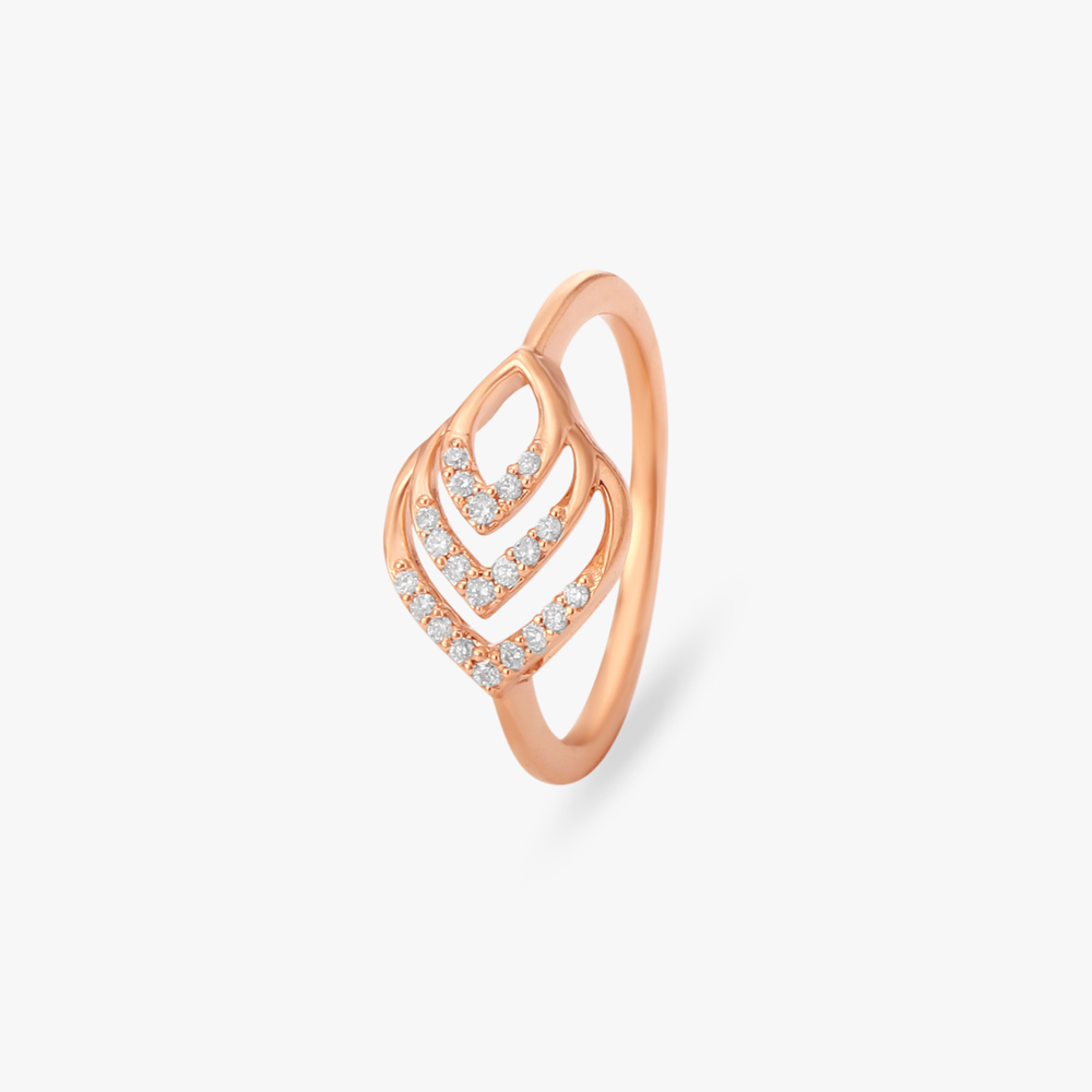 Radiant Curve Diamond Finger Ring