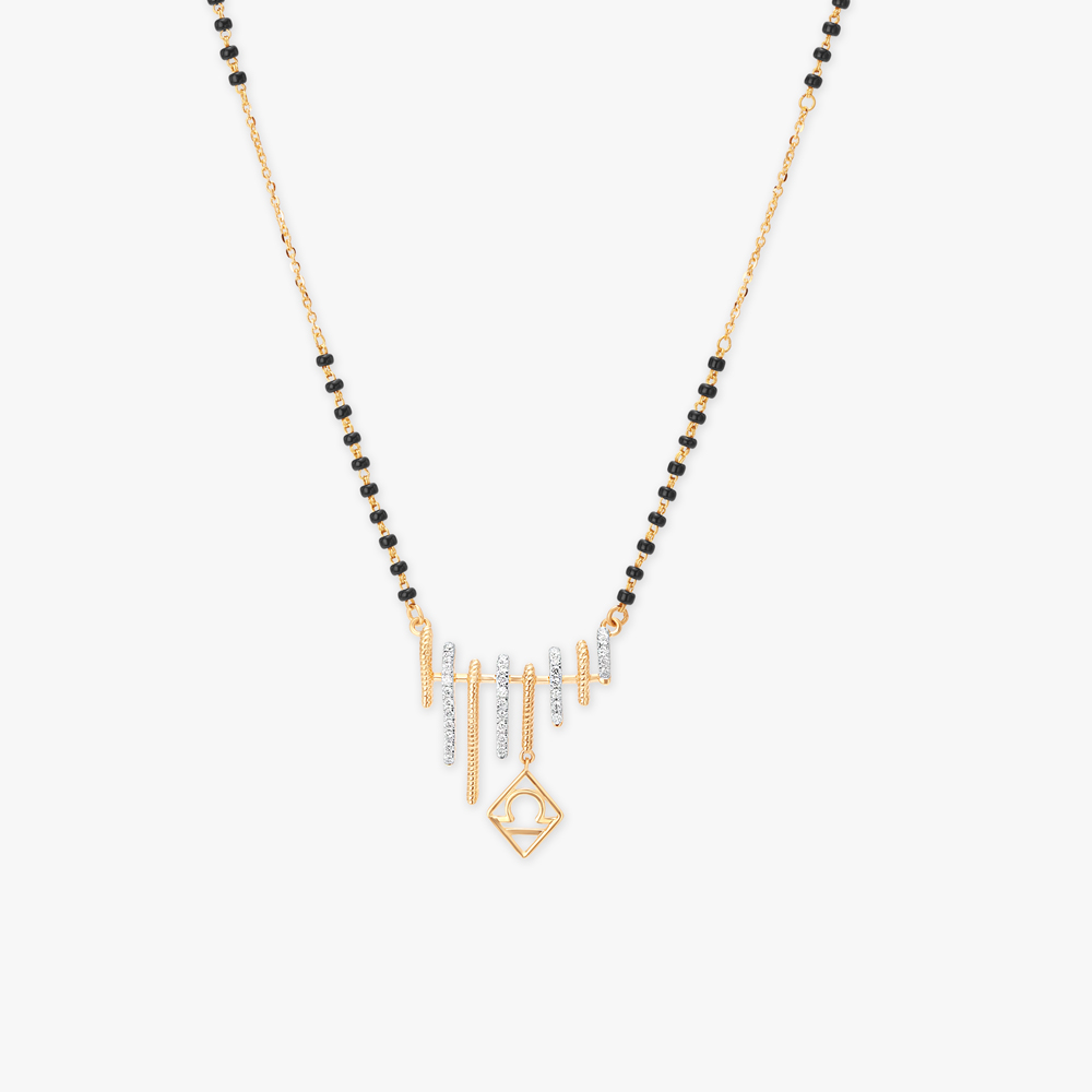 Artistic Symphony Diamond Mangalsutra