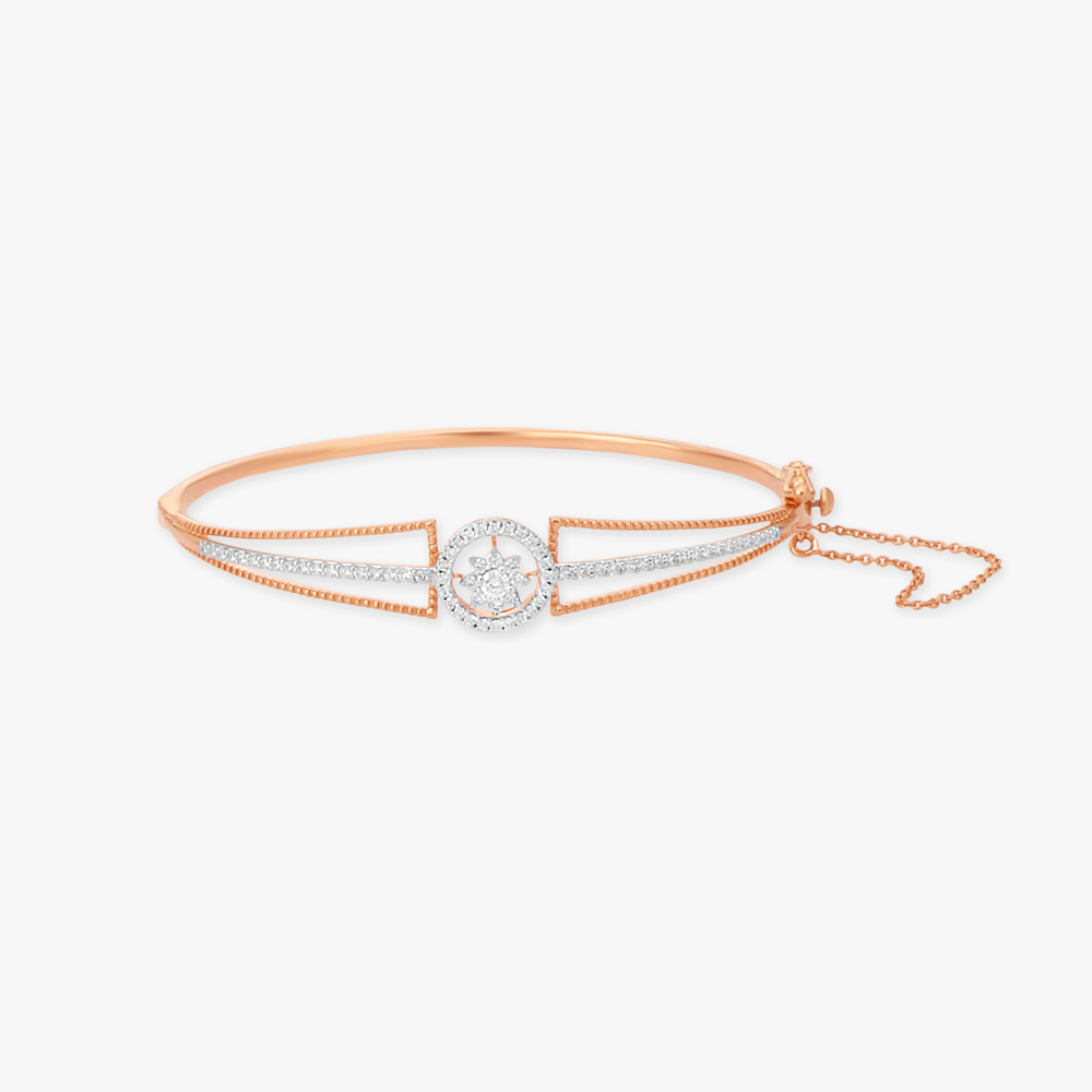 Radiant Delicate Diamond Bangle